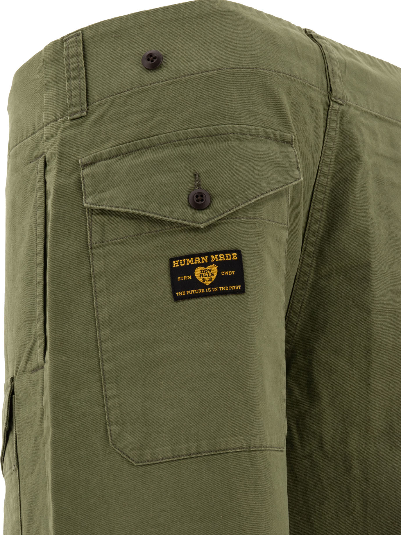 HUMAN MADE Green Straight-leg cargo trousers